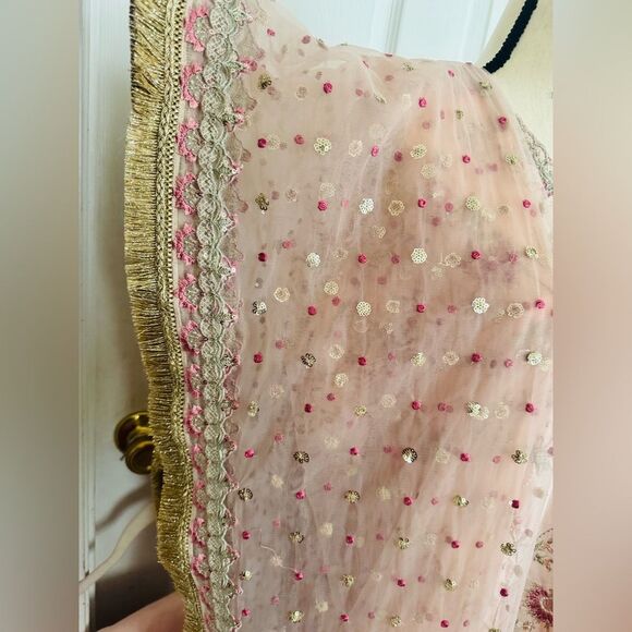 FAIZA SAQLAIN PAKISTANI LUXURY DESIGNER PARTY DRESS - Picture 12 of 15